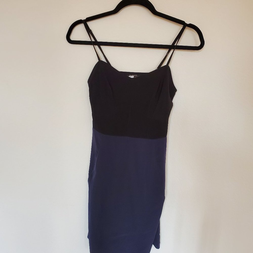 All saints color block dress